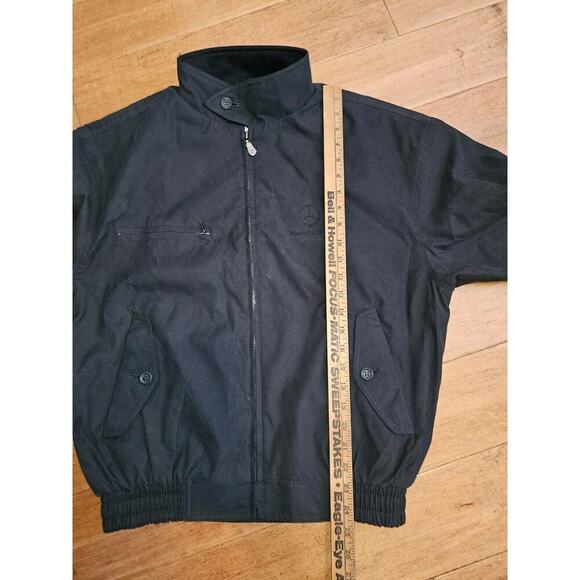NWT! Mercedes Benz Black Bomber Jacket Size Small - Picture 14 of 16